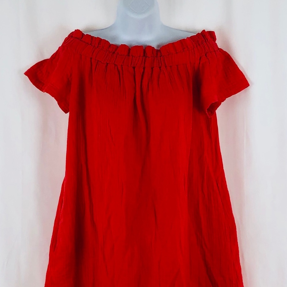 Amadi Anthropologie Cotton dress pockets S - Picture 8 of 13